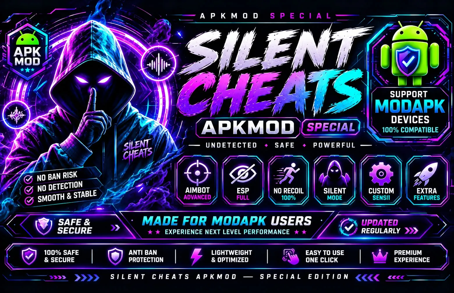 Silent cheats apk mod no root